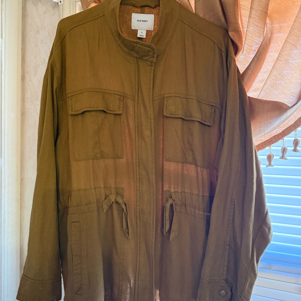 Old Navy Khaki Jean Jacket